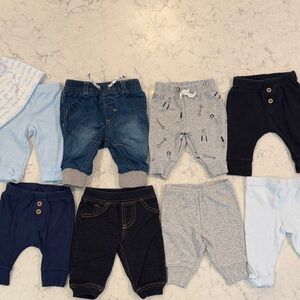 Newborn boy Bundle of Assorted Bottoms